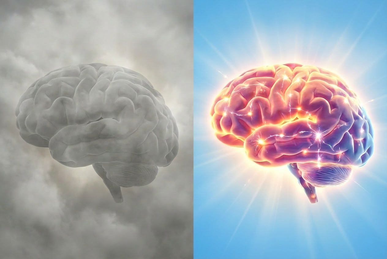 Eye makeup comparison
