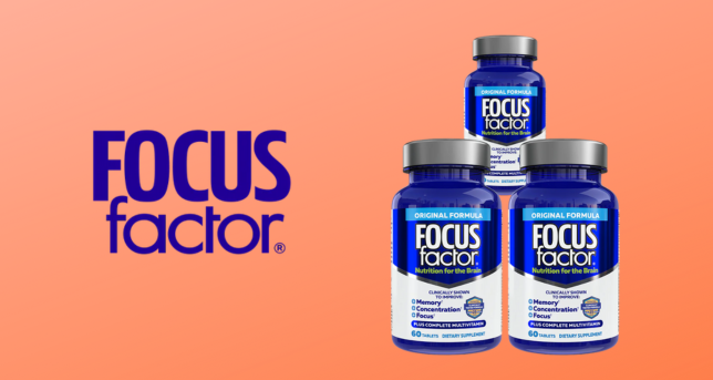 Focus Factor supplement bottles